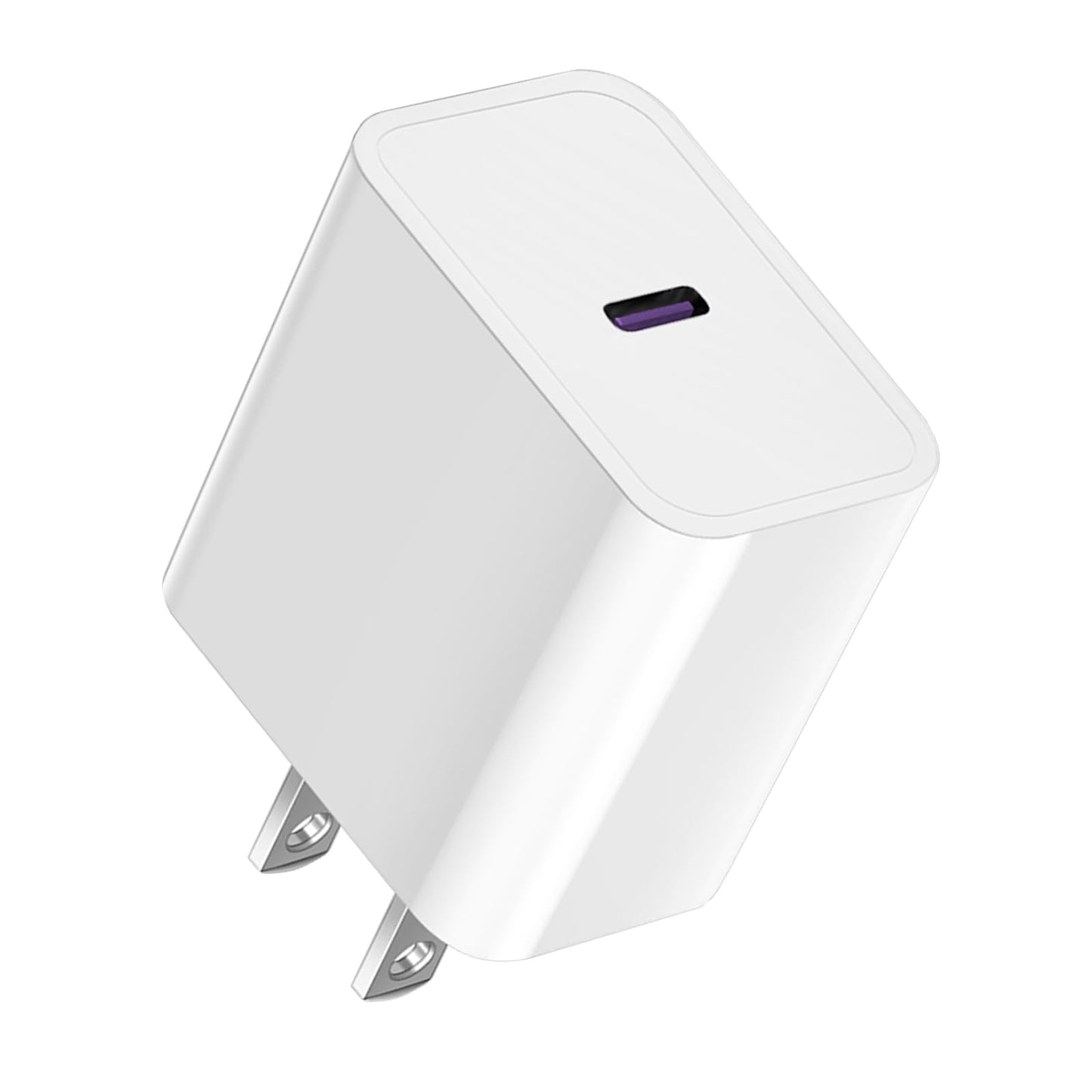 Fast USB C Charger Block, for iPhone 17/16/15/14/13/12/11/Apple MagSafe/AirPods, Type C Wall Charger Cube, 20W USB-C Power Adapter Plug, Fast Charging