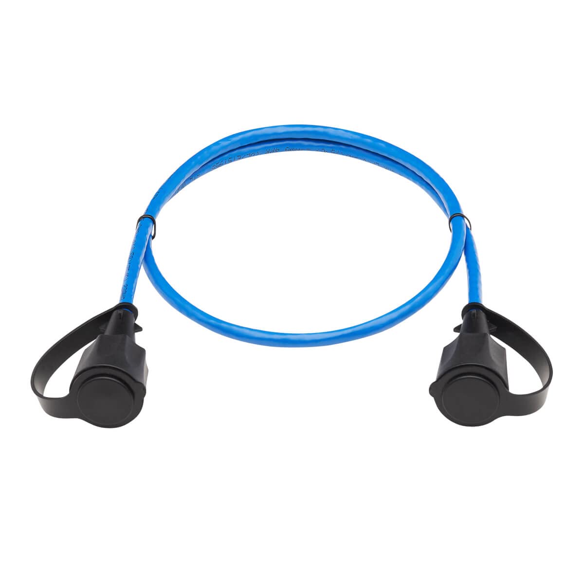 TRIPP LITE Industrial CAT6 Ethernet Cable, Outdoor Rated UTP Network Patch Cable, 100W PoE, CMR-LP, IP68 Rated, Blue, 3 ft. (N200P-003BL-IND)