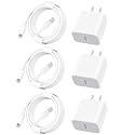 ?Apple MFi Certified?iPhone Charger Fast Charging,3Pack Apple Charger Adapter Super Fast Charger iPhone 6FT USB C to Lightning Cable Cord for iPhone