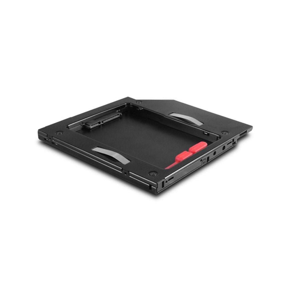 Vantec SSD/HDD Aluminum Caddy for 9.5mm ODD Laptop Drive Bay (MRK-HC95A-BK)