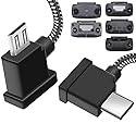 1FT Micro to USB C Remote Controller Cable for DJI Mavic Mini,Mini SE,Mavic 2 Pro/Zoom,Mavic Air/Pro,Spark,DJI Drone to IPhone16/17/15/Tablet Cable 90