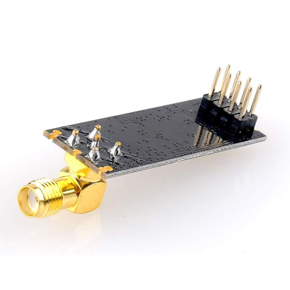 HiLetgo 2pcs NRF24L01+PA+LNA Wireless Transceiver RF Transceiver Module with SMA Antenna 2.4G 1100m