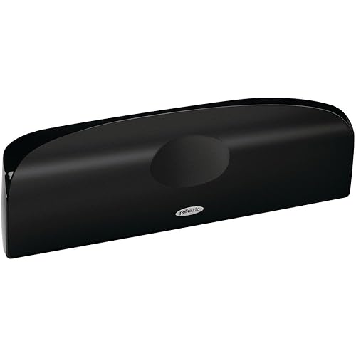 Polk Audio Blackstone TL1 Speaker Center Channel with Time Lens Technology , High Performance, Powerful Bass , Hi-Gloss Blackstone Finish , Create