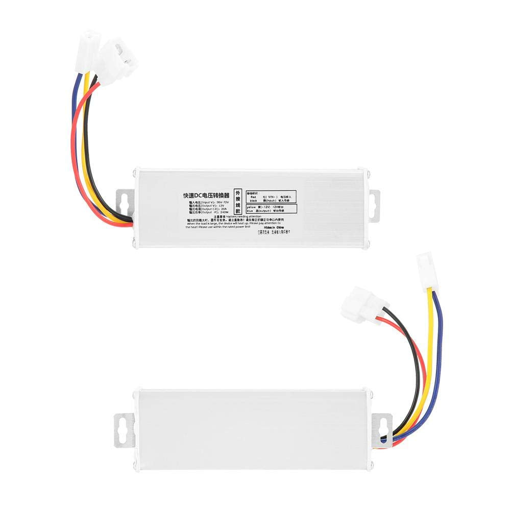 240W DC DC Converter 36-72V to 12V 20A Step Down Voltage Regulator Power Supply Module for Industrial Use