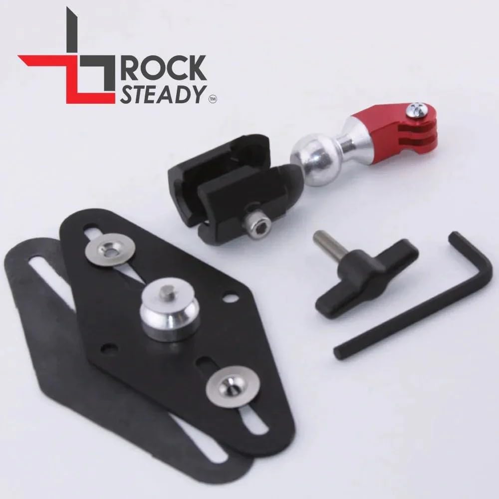 FLIGHTFLIX Rock Steady Surface Exterior Airplane Camera Ball Mount Compatible with GoPro and Action Cameras - Car RV Truck Boat