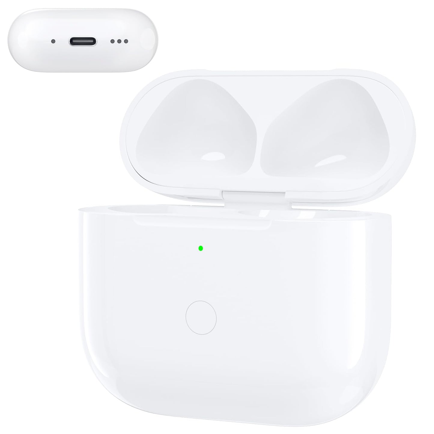 Replacement Wireless Charge Case for AirPods 4rd Gen Charging Case, Wireless AirPod 4th Charging Cases with AirPod 4rd Generation Charger Cases