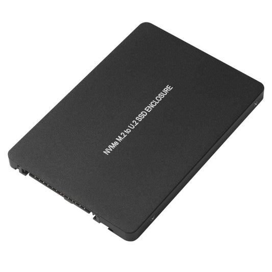 Kingwin M.2 to U.2 NVMe SSD Converter Enclosure - PCIe NVMe Adapter for M-Key M.2 SSD to 2.5" U.2 (SFF-8639) Interface - High-Speed PCIe 3.0/4.0