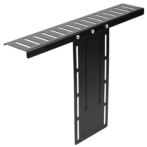 VIVO 16 inch Above/Behind VESA Monitor Livestream Device Shelf Mount, Holds Cameras, Webcams, Microphones, Lighting, and More, Fits VESA 100mm, Black
