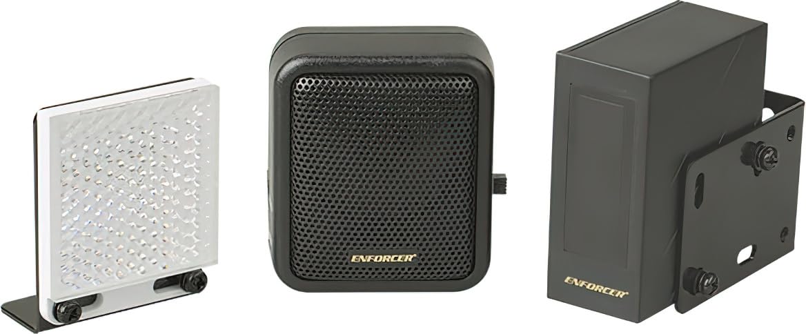 Seco-Larm E-931CS22RRCQ Enforcer NIR Retro-Reflective Entry Alert System, Up to 22 ft of Sensing Range, Speaker Volume Adjustment, Adjustable Sounding