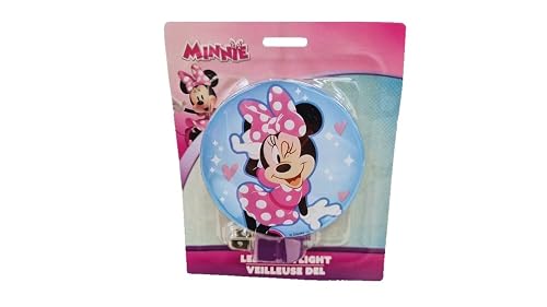 Intertek Disney Junior Minnie Mouse LED Night Light, Pink