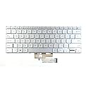 KGIGIBE Replacement Backlit Keyboard for Asus ZenBook Flip 14 UX462 UX462D UX462DA UX462F UX462FA UM462 UM462D UM462DA Laptop US Silver with Backlit
