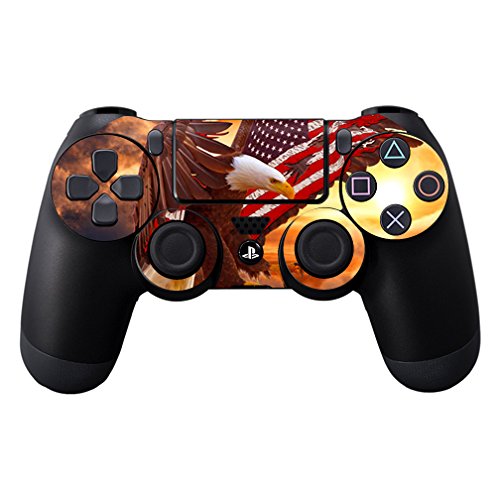 MightySkins Skin Compatible with Sony PS4 Controller - Bald Eagle | Protective, Durable, and Unique Vinyl Decal wrap Cover | Easy to Apply, Remove