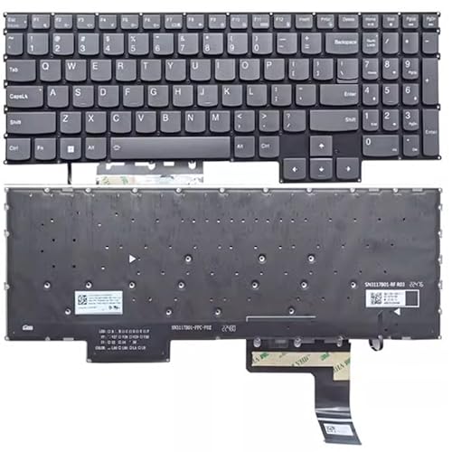 CWXKGL Replace Laptop Keyboard for Lenovo IdeaPad Gaming 3 15IAH7 82S9 US with backlit