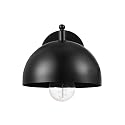 Globe Electric 65000047 1-Light Wall Sconce, Matte Black, Wall Lights for Living Room, Bedroom, Den, Mounted Bedside Lamp, Apartment Essentials