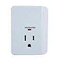 Master Electrician CT-042F Single Power Outlet Surge, White