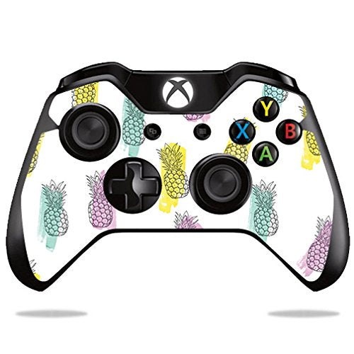 MightySkins Skin Compatible with Microsoft Xbox One or One S Controller - Funky Pineapples | Protective, Durable, and Unique Vinyl wrap Cover | Easy