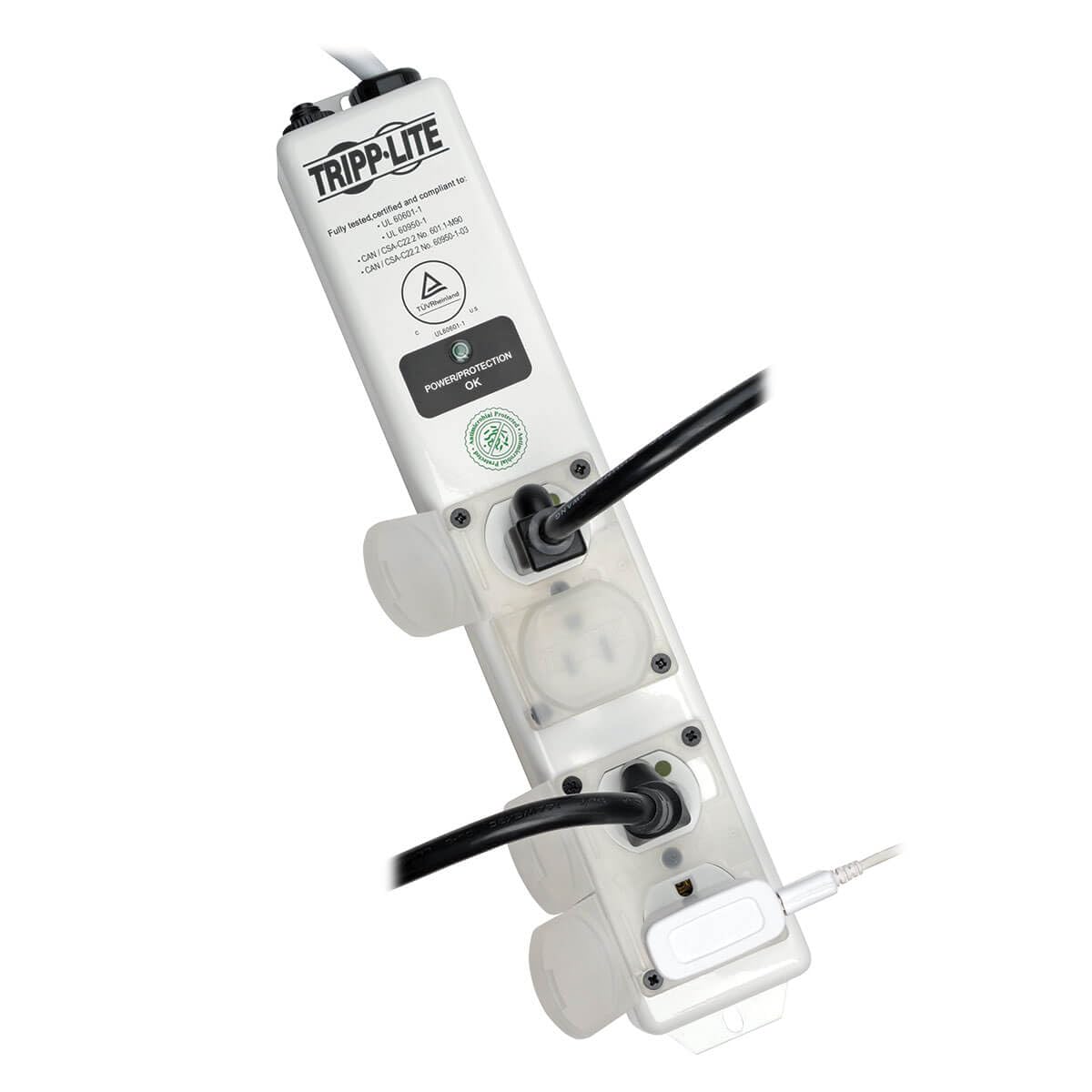 Tripp Lite Medical-Grade Surge Protector Power Strip, 4 Hospital-Grade Outlets, 6 ft. Cord, for Patient-Care Vicinity- UL60601-1 (SPS406HGULTRA)