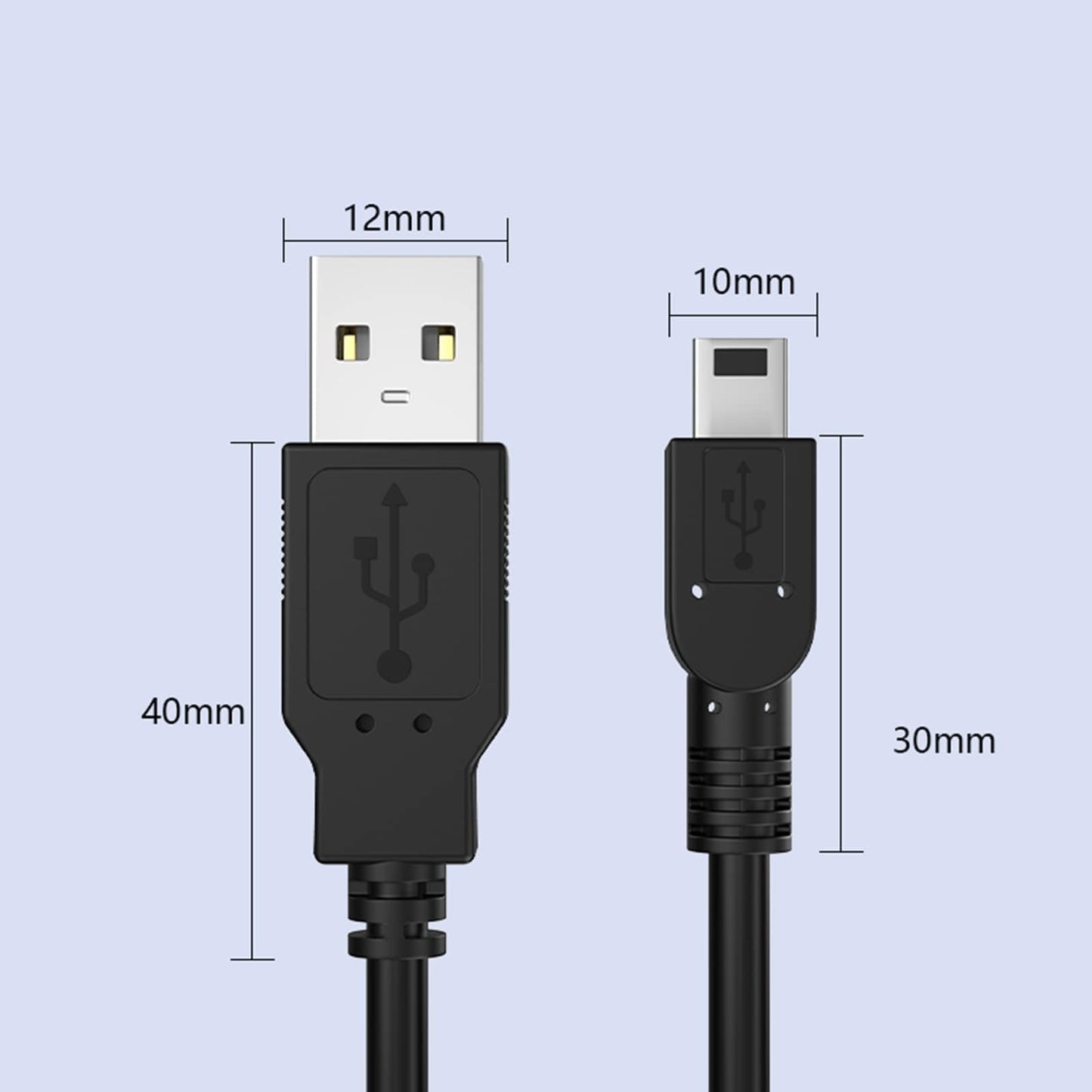 Replacement Camera UC-E4 USB Charging Cable Photo Transfer Cord Compatible with Canon EOS 10D 20D 30D 300D 350D 40D 400D 450D 5D2 5D3 500D 6D 60D 600D