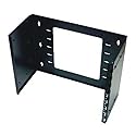 Installerparts 8U Hinged Extendable Wall Mount Bracket, Max 13.5" Depth - Made of Thick Steel