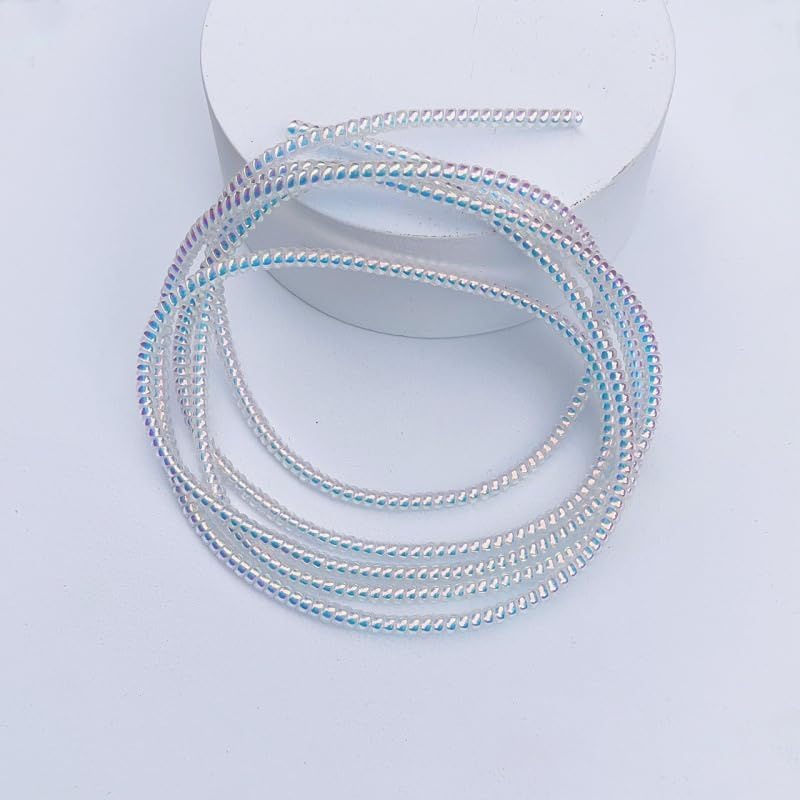 5pcs Laser Spiral Cable Protectors - Charger/USB Data Cable Sleeves | Headphone Cord Savers for Phones, Earphones | Pet Chew Prevention, Durable Cable