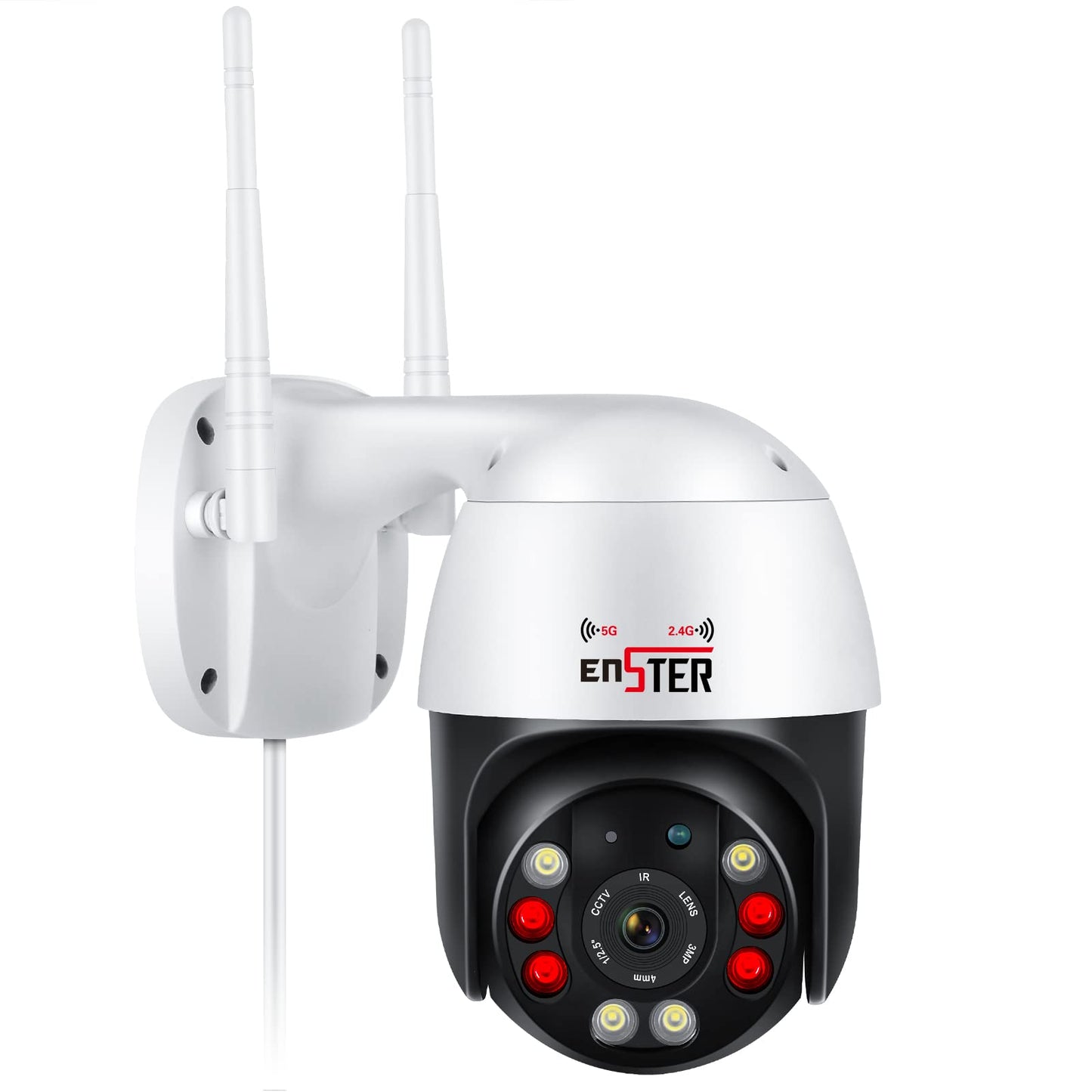 ENSTER 5G Security Camera Outdoor, 5MP PTZ WiFi Camera for Home Security Full Metal, Human Detection, Onvif RTSP Camera Auto Tracking, Color Night