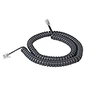 Cablesys Handset Cord Medium Gray - 12ft - For Phone - 12 Ft - 1 X Rj-11 Male Phone - Gray