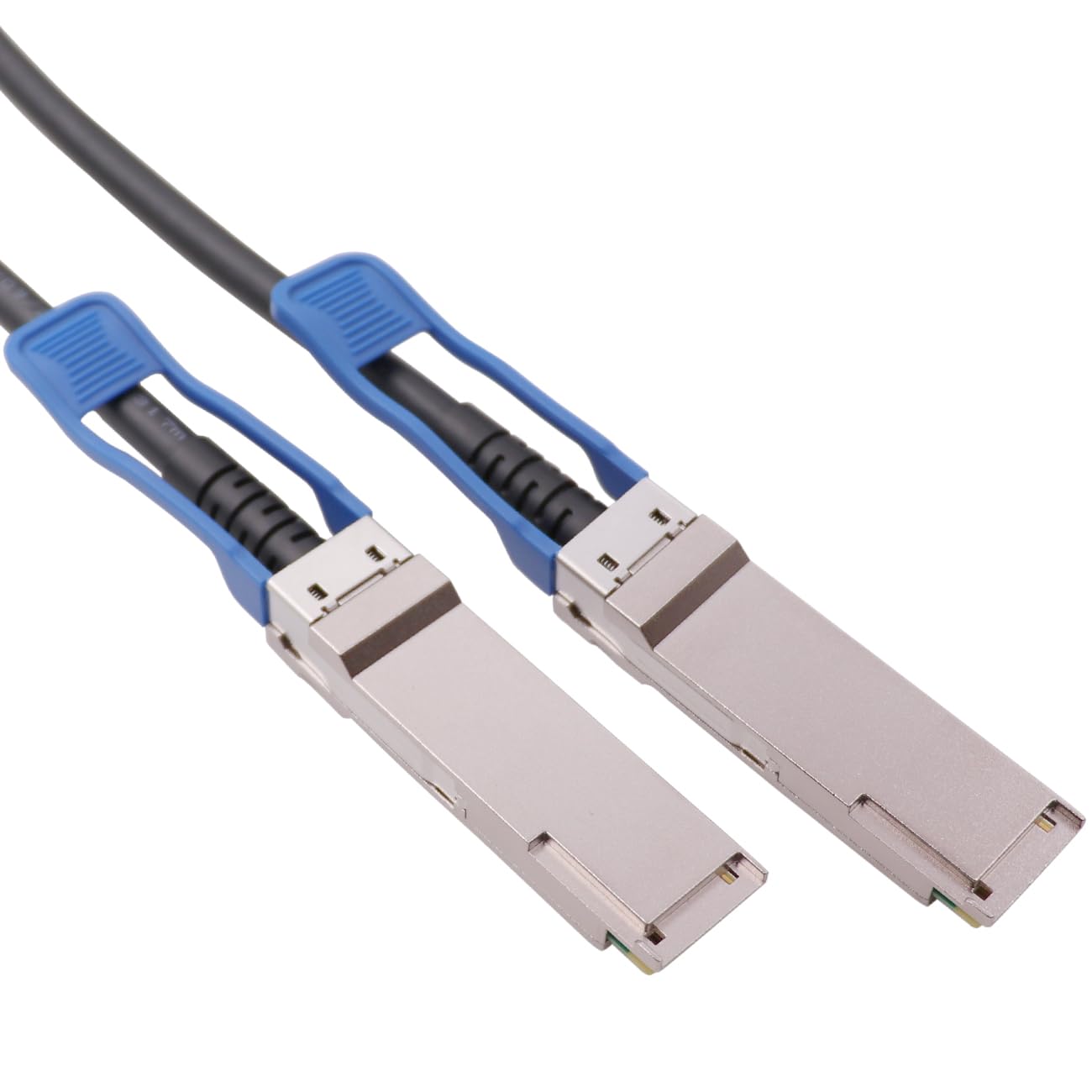 Wiitek 100GbE QSFP28 DAC Twinax Cable, 1m 100GBASE-CR Passive Copper Cable, Compatible for Cisco, Ubiquiti, Mikrotik, Netgear, Supermicro, Open Source