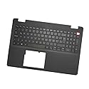 Laptop Keyboard Compatible for DELL Vostro 15 3000 3500 3501 Latin Layout with Palmrest Upper Cover No Backlit 080V09