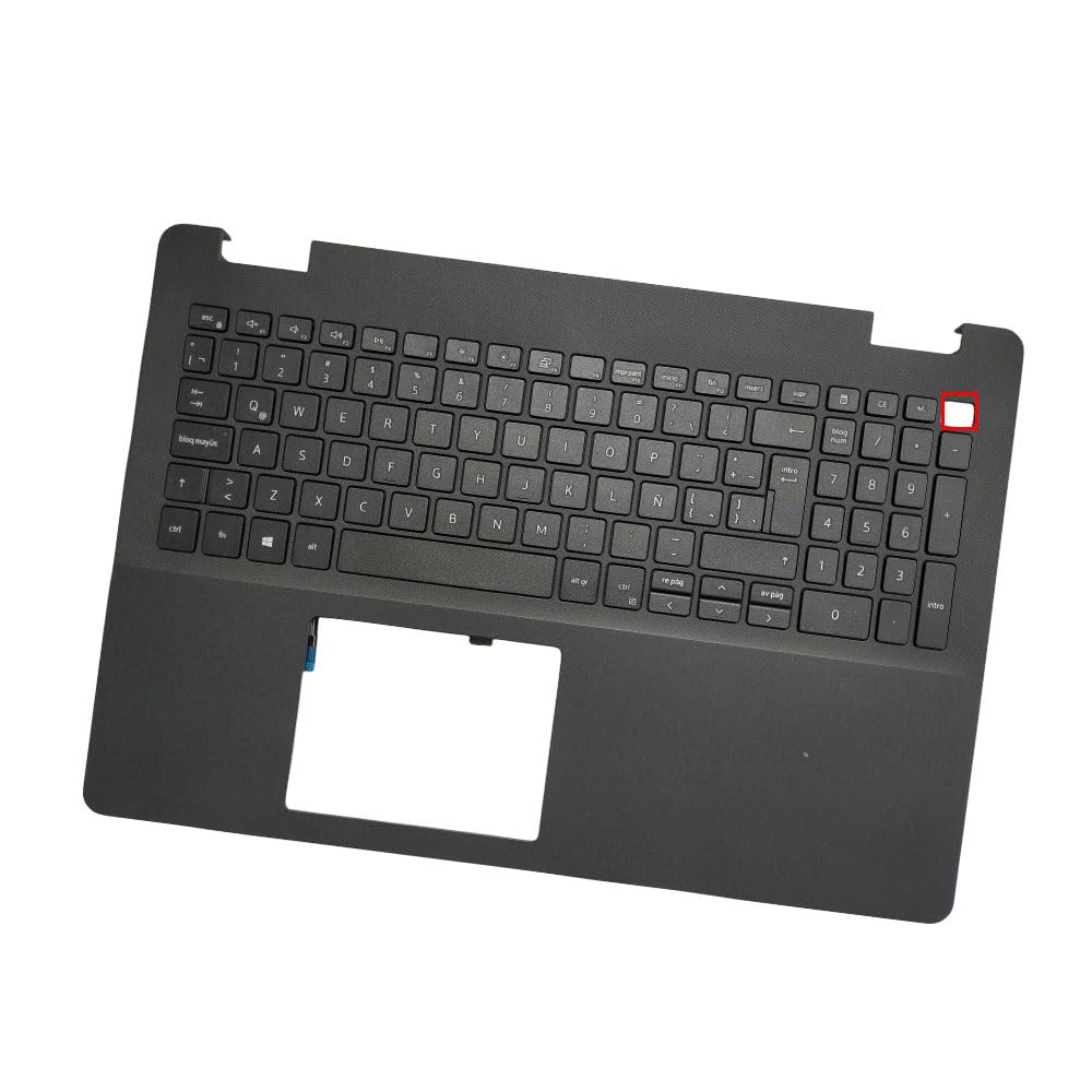 Laptop Keyboard Compatible for DELL Vostro 15 3000 3500 3501 Latin Layout with Palmrest Upper Cover No Backlit 080V09
