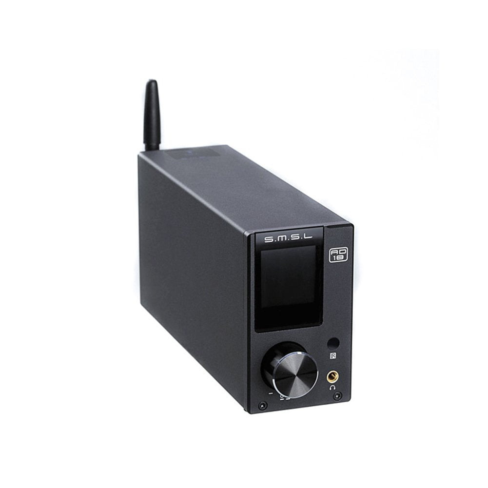 S.M.S.L AD18 Audio HiFi Stereo Amplifier with Bluetooth 4.2 Supports Apt-X,USB DSP 242kHz USB 24bit Full Digital Power Amplifier Subwoofer 2.1 Channel