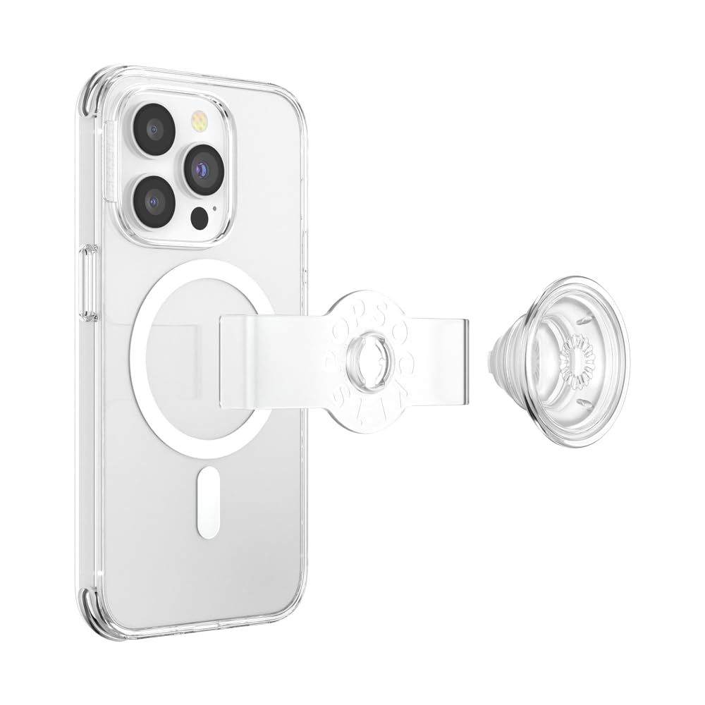 PopSockets iPhone 14 Pro Phone Case with MagSafe, Wireless Charging Compatible, Clear - iPhone 14 Pro MS Clear