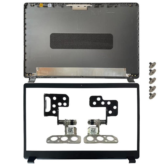 New RONMAFI Case for Acer Aspire 3 A315-42 A315-42G A315-54 A315-54K A315-56 N19C1 Gray LCD Back Cover with Screws and Front Bezel and Hinges
