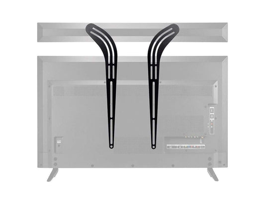Monoprice - 115265 Universal Soundbar Bracket 2334; - 5534, Black, 22 x 1.7 x 7