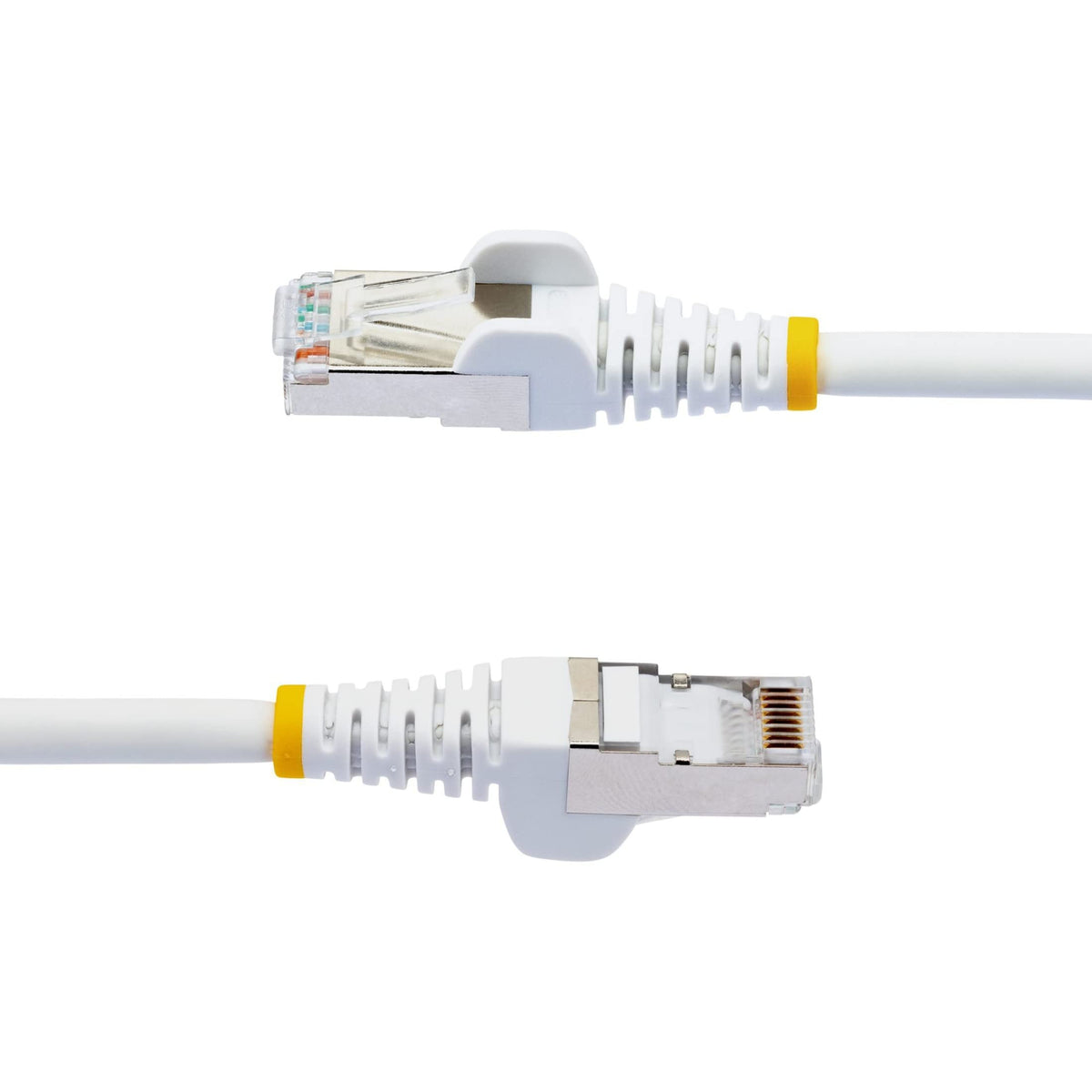 StarTech 25ft Cat6a Snagless Ethernet Cable, S/FTP, 100W PoE, LSZH, White