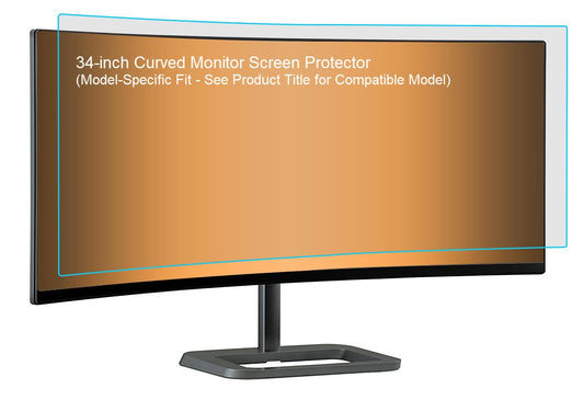 Photodon Anti-Glare Screen Protector to fit the Dell UltraSharp U3417W 34-inch Curved Monitor with Installation Kit