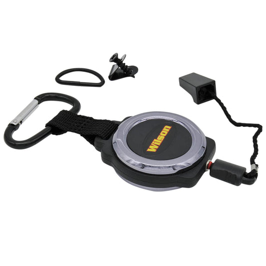 Wilson CB Microphone Retriever 305MRBC - Adjustable Mic Lanyard and Hardware Mounting Kit - Black Chrome Finish