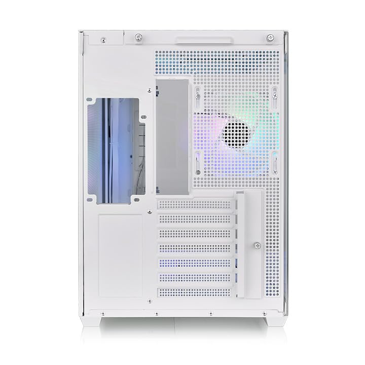 Thermaltake View 380 TG ARGB Snow ATX Case; 4x120mm ARGB Fans Included; Supports Hidden-Connector Motherboard; Front & Side Dual Tempered Glass Panel