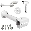 compcctv CCTV Security Camera Mount Bracket, Adjustable Universal Wall Mount for CCTV, Dome, IP Camera - 7.8in