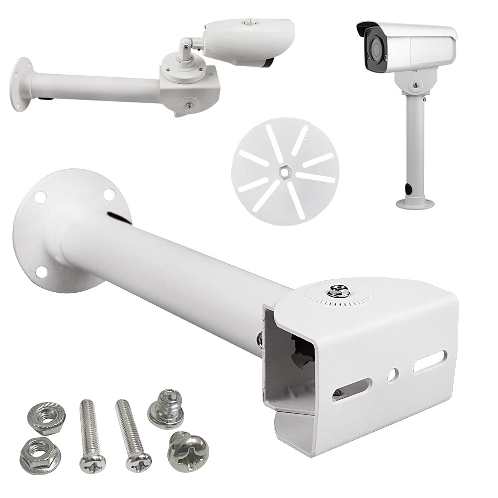 compcctv CCTV Security Camera Mount Bracket, Adjustable Universal Wall Mount for CCTV, Dome, IP Camera - 7.8in