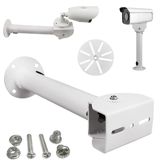 compcctv CCTV Security Camera Mount Bracket, Adjustable Universal Wall Mount for CCTV, Dome, IP Camera - 7.8in