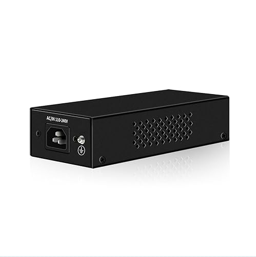 PoE Injector Up to 90w Power Supply, 2.5 Gigabit PoE Adapter for IP Cameras and VoIP Phones Network Distance Up to 328 ft. PoE Power Supply IEEE