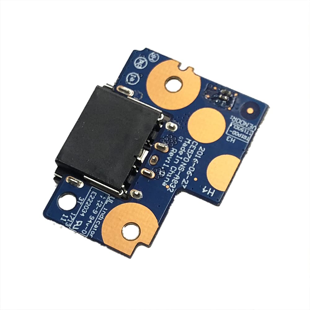 Zahara DC Charging Power Jack Board Replacement for Lenovo E570 E575 NS-A832 01EP131