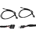 MEIRIYFA USB Header Extension Cable, USB 2.0 9-Pin Male to 9-Pin Female Internal Motherboard Header Cable for USB Ports, Expansion Cards