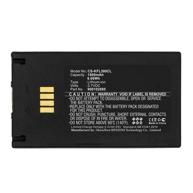 SHINEAR 1800mAh Battery Replacement for Konftel 900102095 55W 55WX Conference Phone (3.7V)