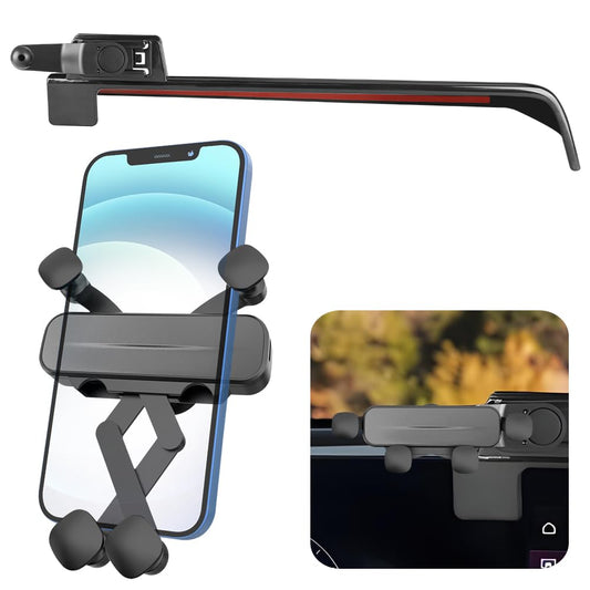 LUNQIN Car Phone Holder Mount for Kia Sportage 2023 2024 2025 Hybrid Plug-in Auto Accessories Navigation Screen Bracket Interior Decoration Mobile