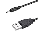 NEORTX USB to DC 2.0mm Cable, 1.5ft/0.5m USB 2.0 Type A Male to DC 2.0mm x 0.6mm 5 Volt DC Barrel Jack Power Adapter Connector Charging Cable