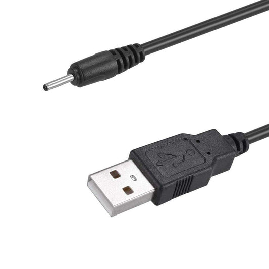NEORTX USB to DC 2.0mm Cable, 1.5ft/0.5m USB 2.0 Type A Male to DC 2.0mm x 0.6mm 5 Volt DC Barrel Jack Power Adapter Connector Charging Cable
