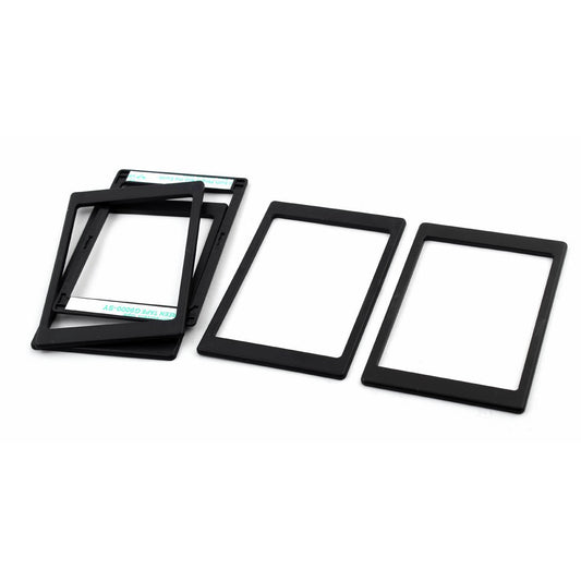 uxcell Plastic Laptop Computer 7mm to 9.5mm HDD SSD Hard Disk Drive Thickening Gasket Pad Frame 5pcs Black