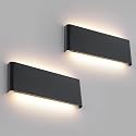 Mille Luckiole 11 Inch Hallway LED Wall Light,5-in-1 CCT 3000K/3500K4000K/5000K/6500K Selectable,Modern LED Sconce Wall for Stairwell,Bedroom,and