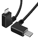 Hanatora 11.4 inch Micro USB to USB C Remote Controller Cable for DJI Mavic Mini,SE,Air,Mavic 2 Pro/Zoom,Mavic Pro,Spark, Nylon Braised Phone Tablet